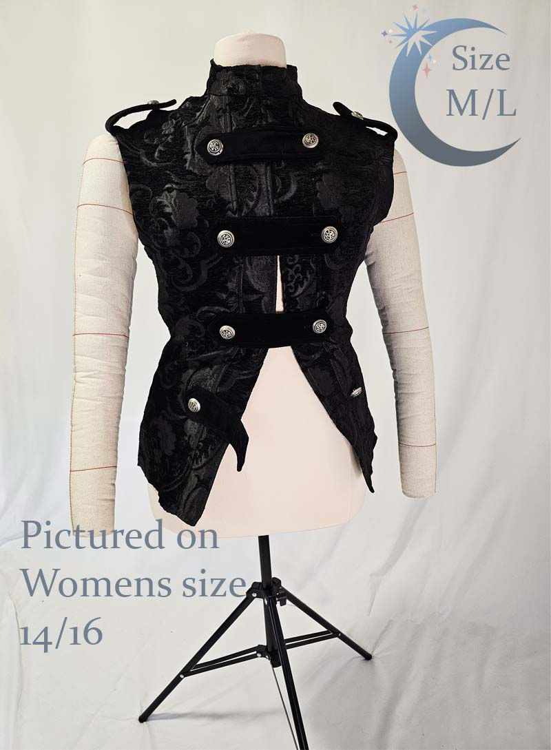Thumbnail: Black Brocade Vest