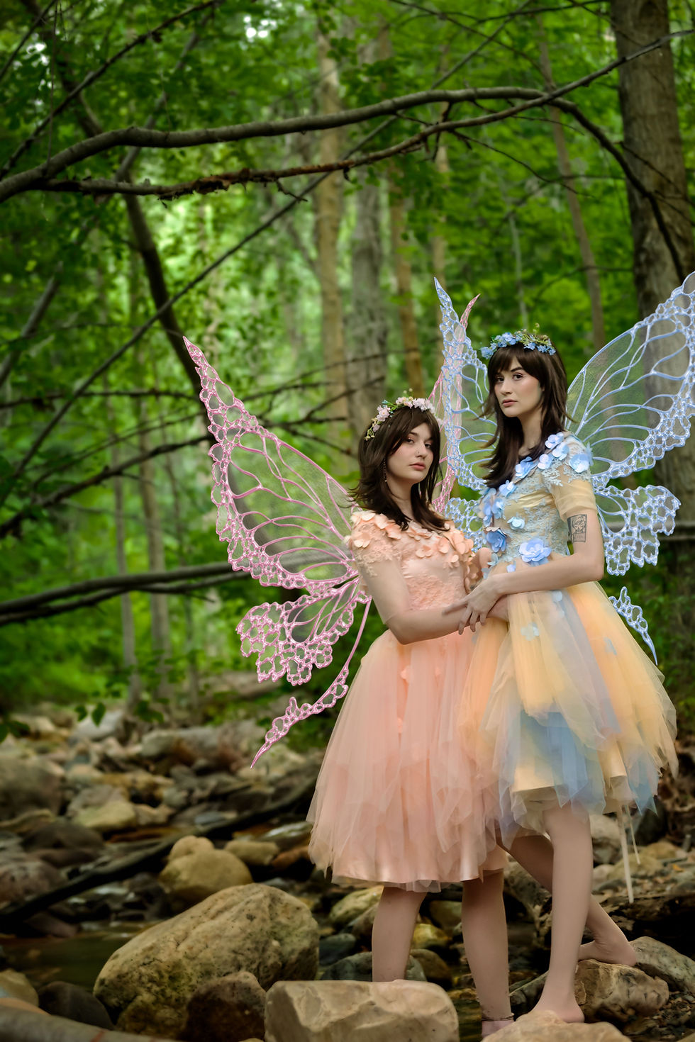 Thumbnail: Flower Fairy Dress in Blue