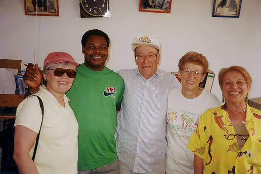 1990s Silvana, MM, Judy and other US supporters.jpg