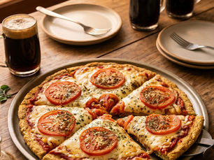 Pizza de Harina de Lentejas