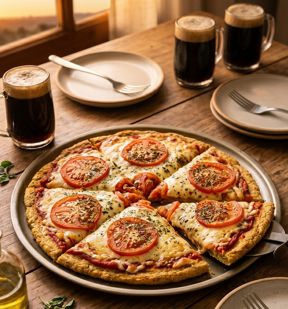 Pizza de Harina de Lentejas