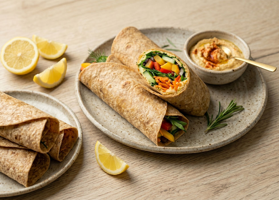 Lentil Flour Wraps