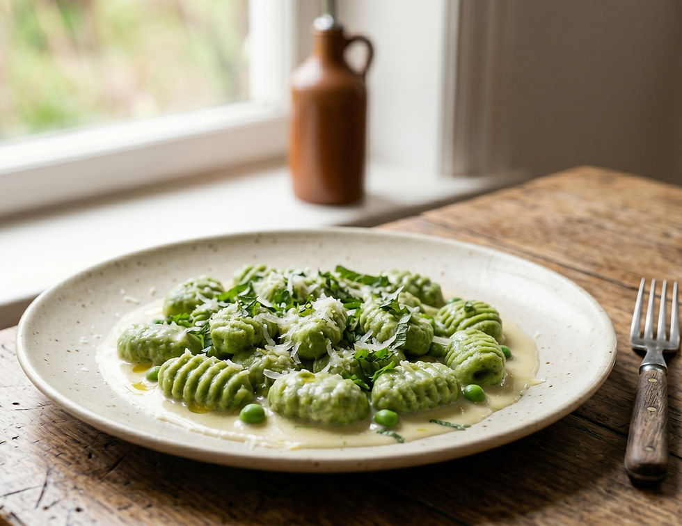 Potato Gnocchi with Pea Flour