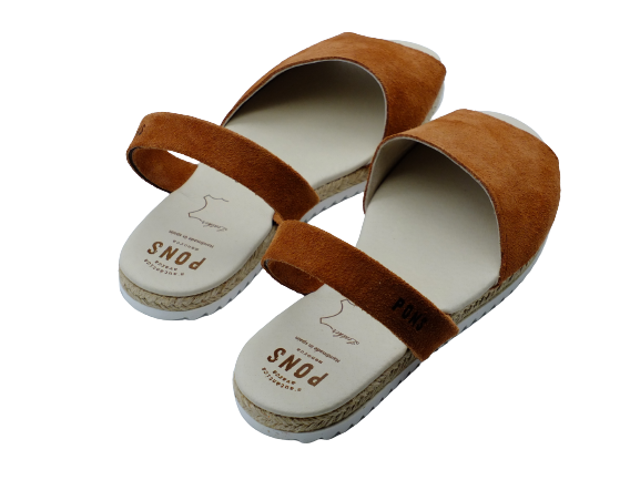 Thumbnail: Flat espadrille in dark brown