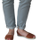 Thumbnail: Woman wearing flat espadrille in dark brown
