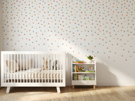 Papel de parede Bolinhas Aquareladas