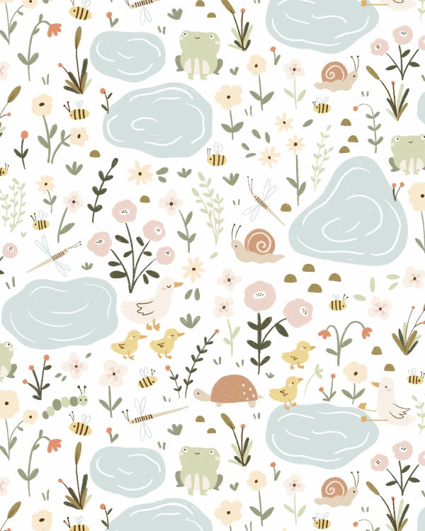 Papel de parede de jardim