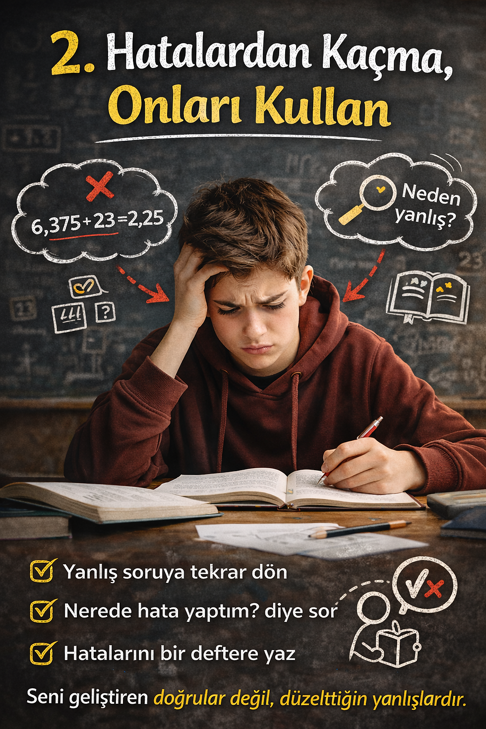 Hatalardan Kaçma, Onları Kullan
