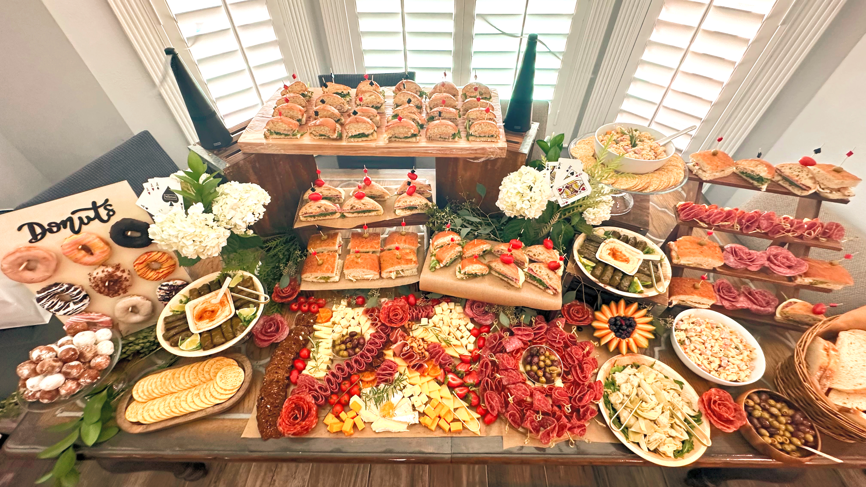 Arranged Food and Objects