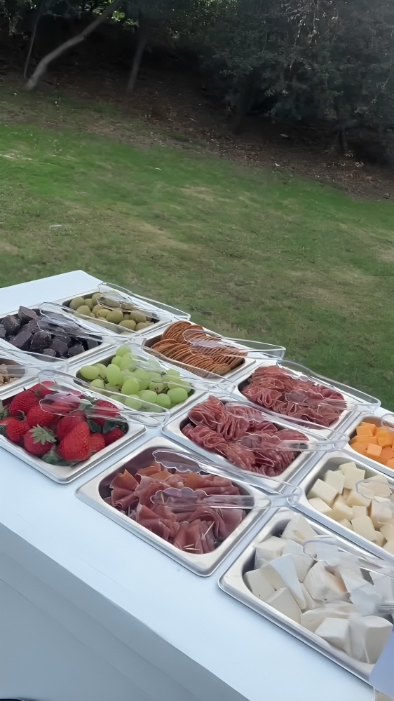 Arranged Food and Objects