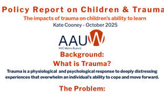 Policy Report on Children and Trauma