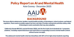 Policy Report on AI and Youth Mental Health