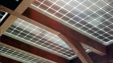 Foto of solar panels casa rodriguillo