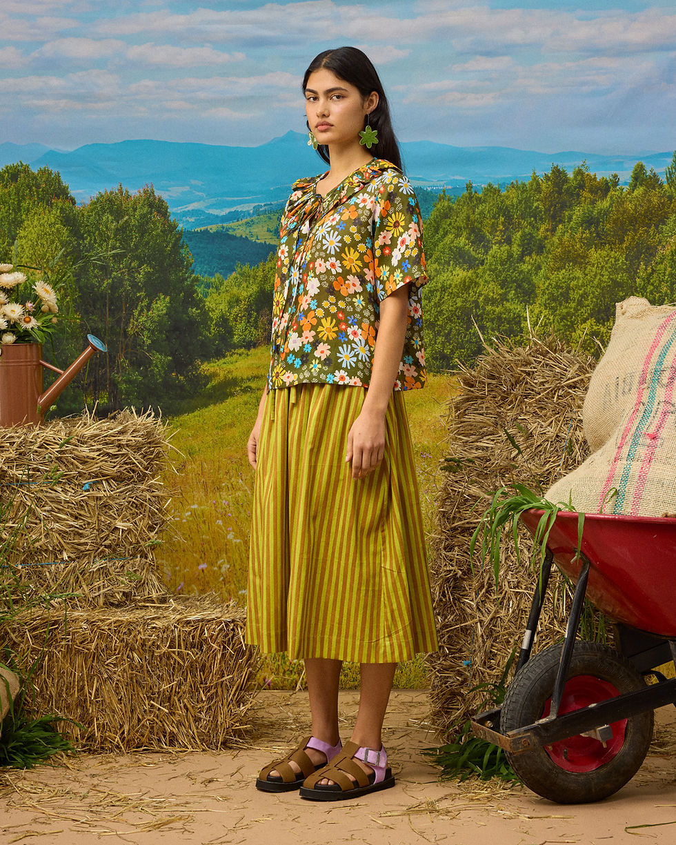 Thumbnail: Ritta Blouse: Honey Meadow