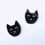 Thumbnail: Ceramic Brooch: Lucky Black Cat