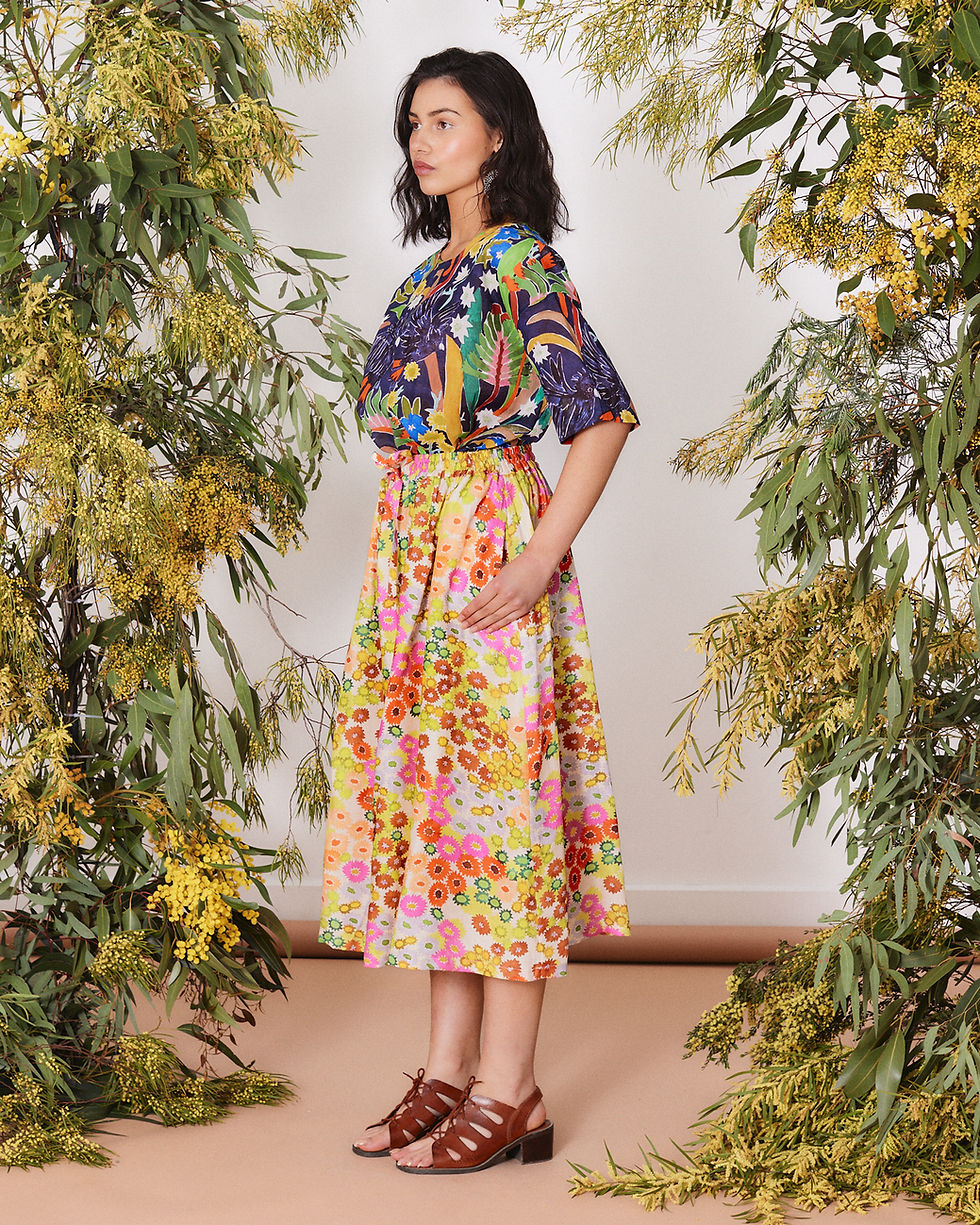 Thumbnail: Anise Skirt: Everlasting Print