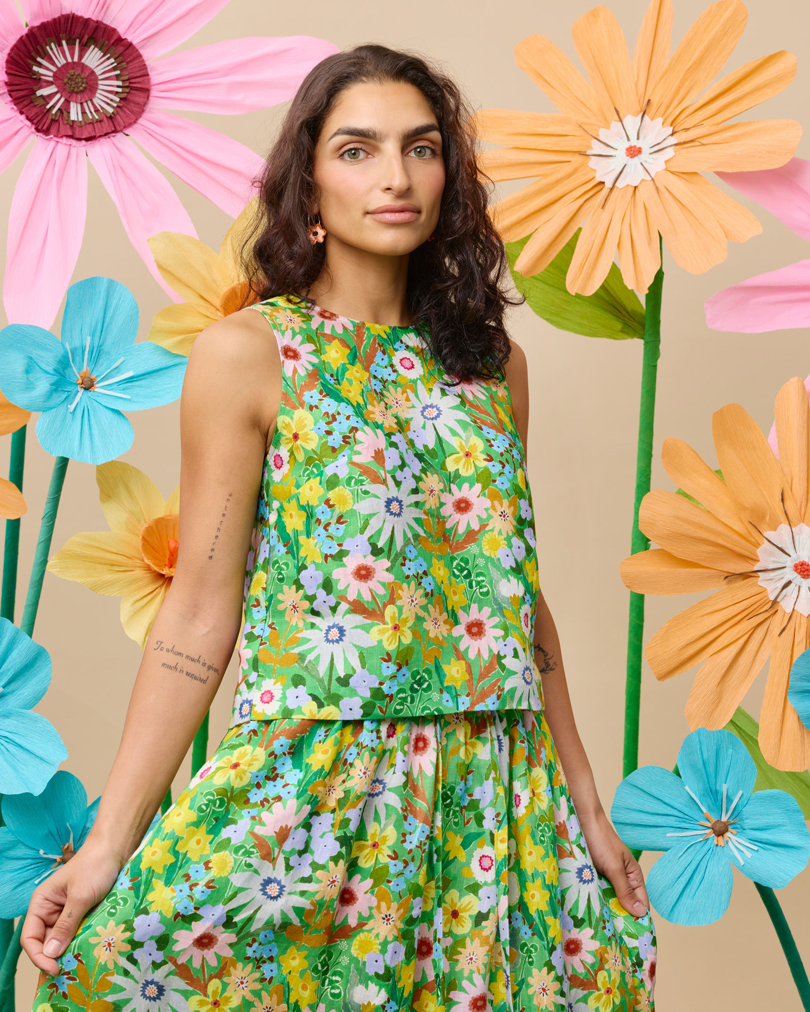 Shell Top: Flower Kingdom