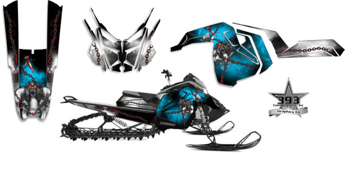 Polaris Matryx Slash Pro RMK Khaos Wrap Graphics Sticker Decal