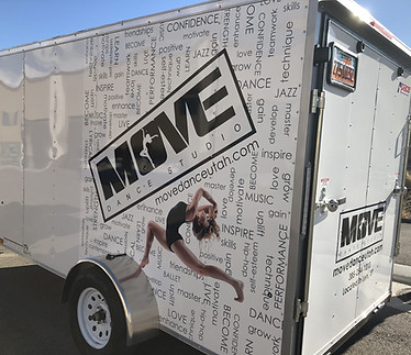 move dance company trailer wrap