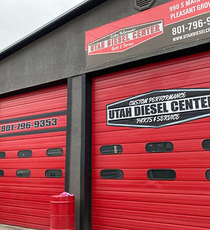 garage door custom signage