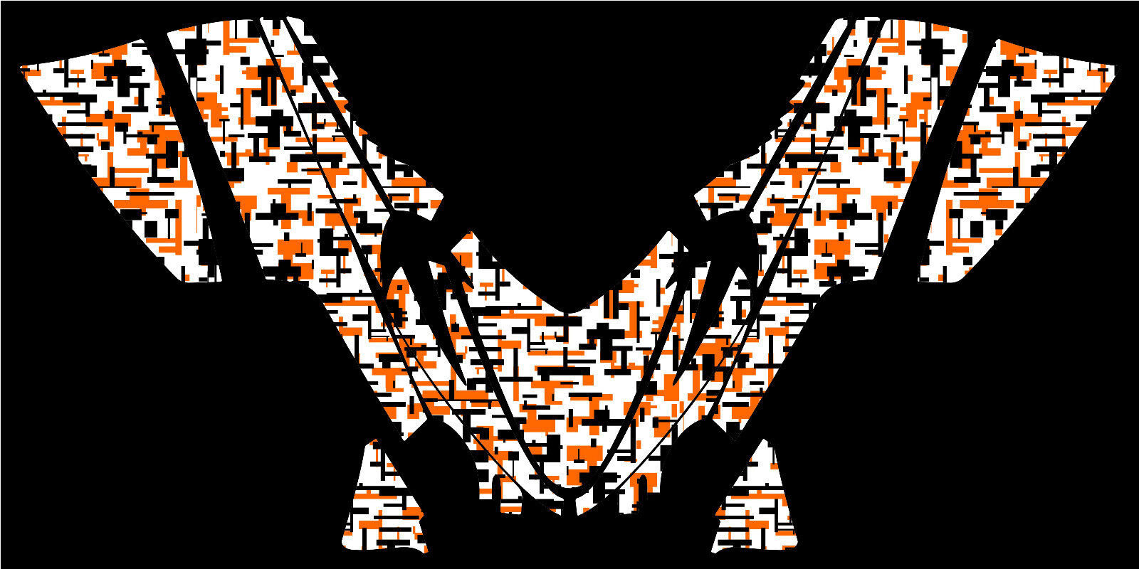 Arctic Cat M7 M8 M1000 Crossfire 2005 - 2011 Graphics Decal kit Digital Camo Ora