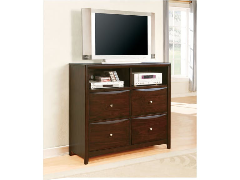Thumbnail: MANHATTAN ESPRESSO FINISH 4PCS BEDROOM SET