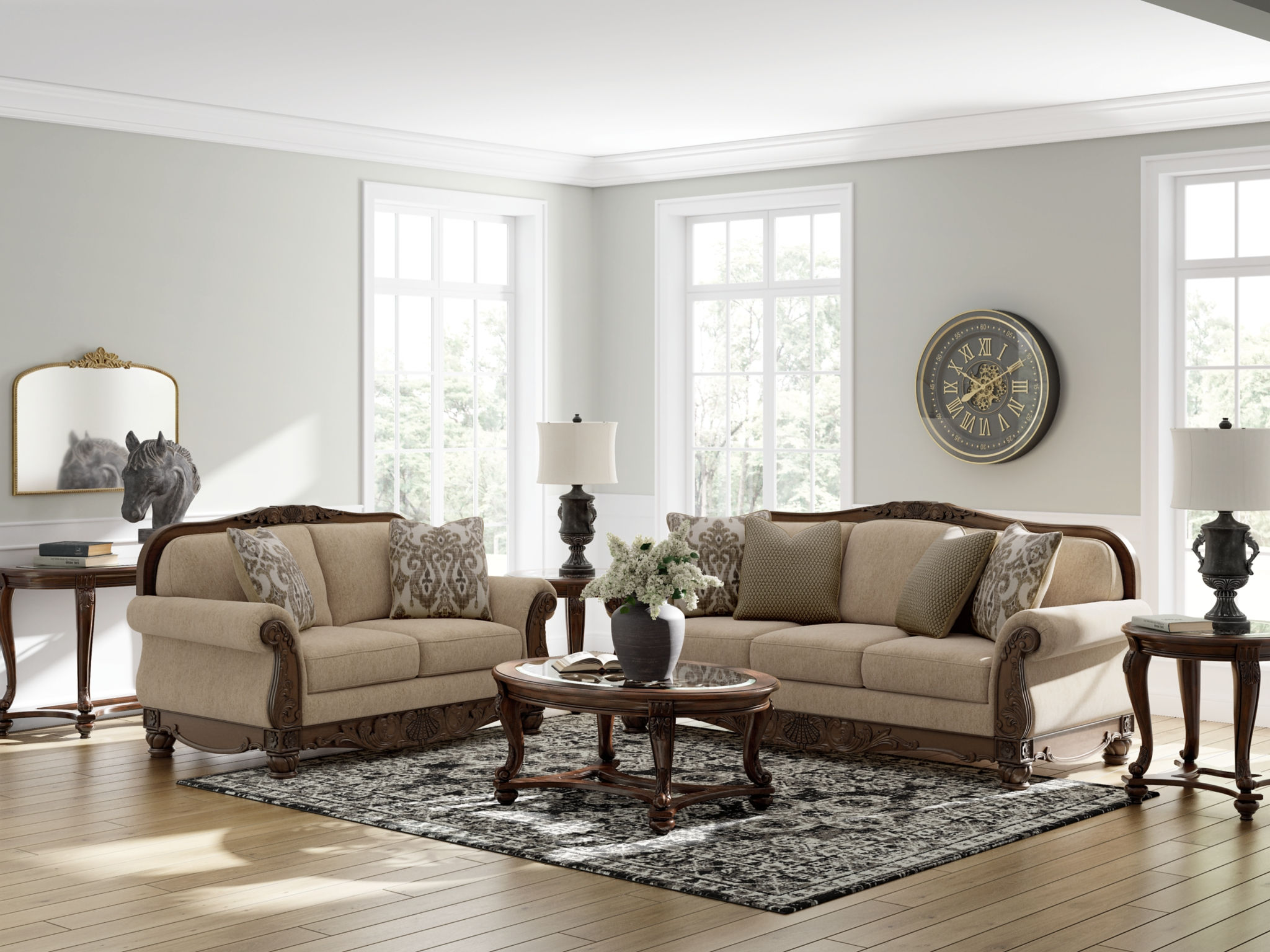 Chelsworth Sofa and Loveseat