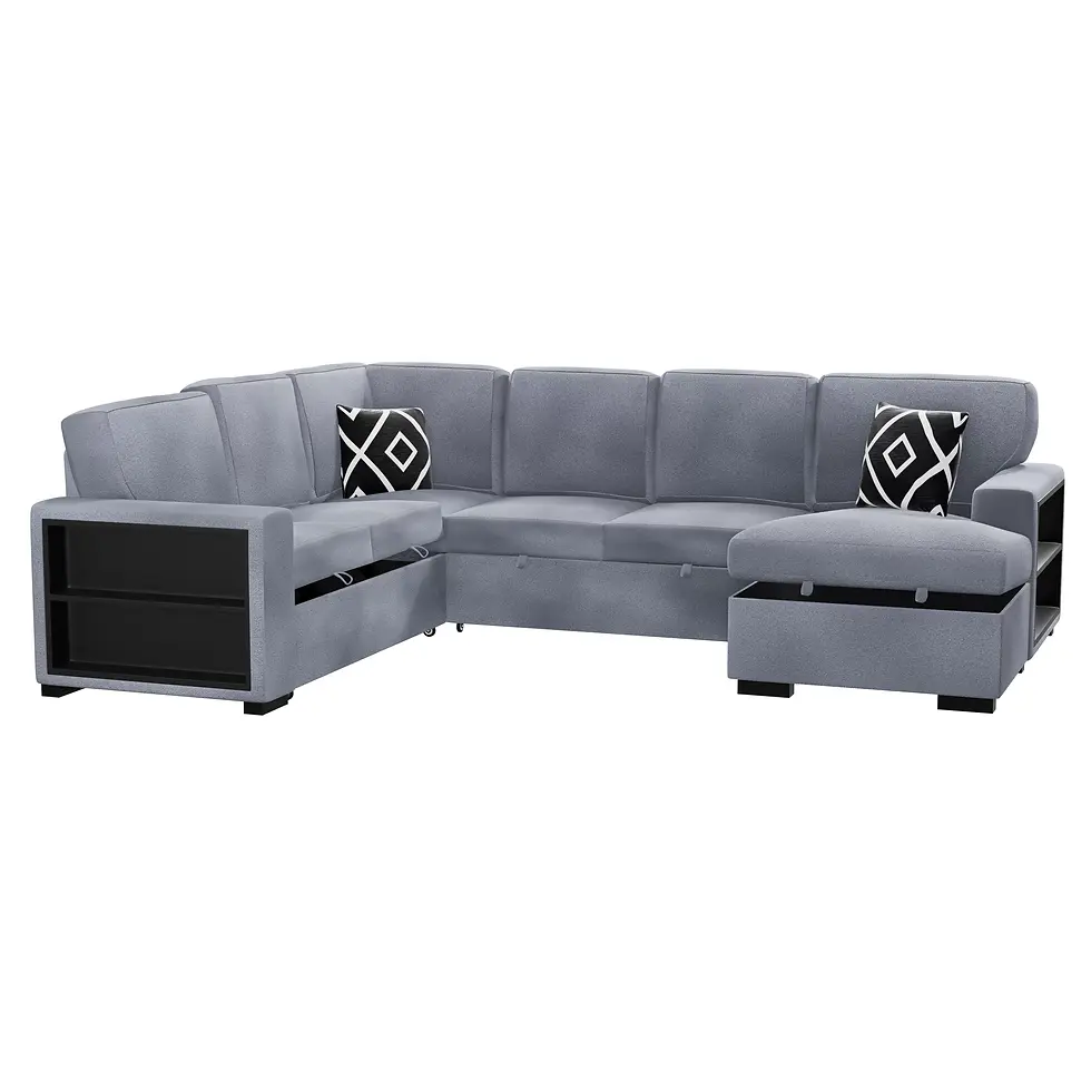 Thumbnail: 4-Piece Convertible Sectional