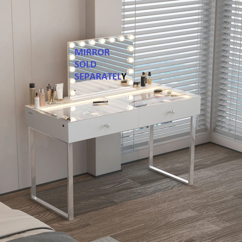 Thumbnail: VANITII Alice Vanity Desk Pro - 2 Storage Drawers