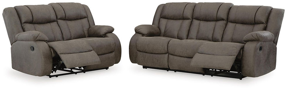 Thumbnail: First Base Sofa and Loveseat Manual Recliners