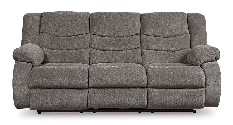 Thumbnail: Tulen Manual Reclining Sofa IN GRAY CHENILLE FABRIC