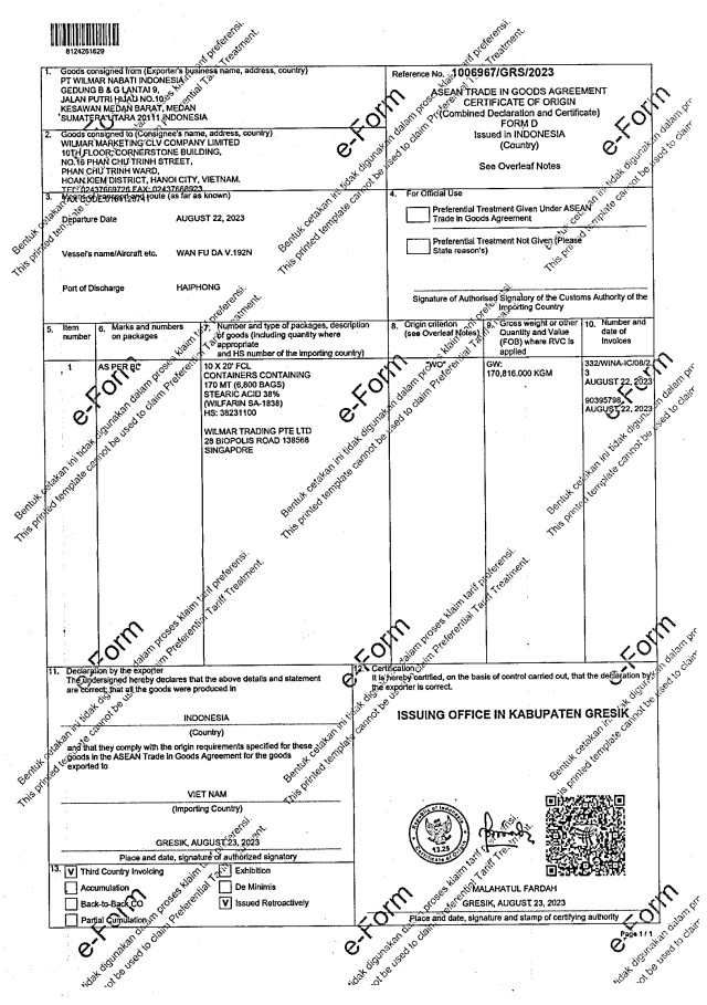 Thông tư 33/2023/tt-btc quy định về xác định xuất xứ hàng hóa xuất khẩu, nhập khẩu