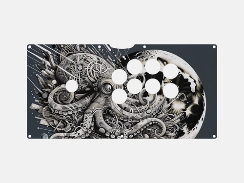 Technical Artwork Arcade Stick | TR Fight Stick