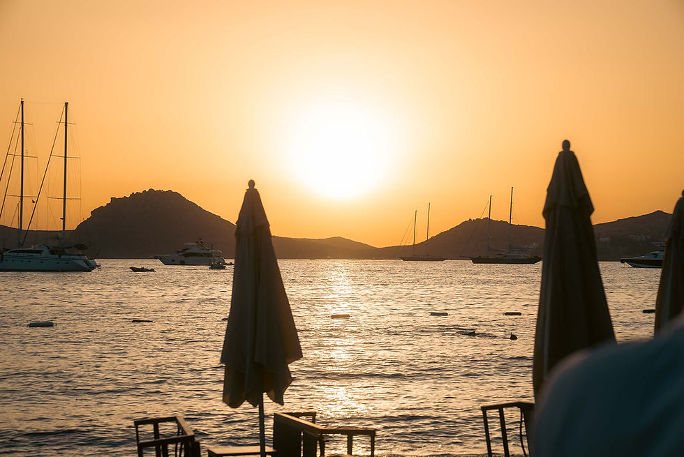 bodrum otel gün batımı