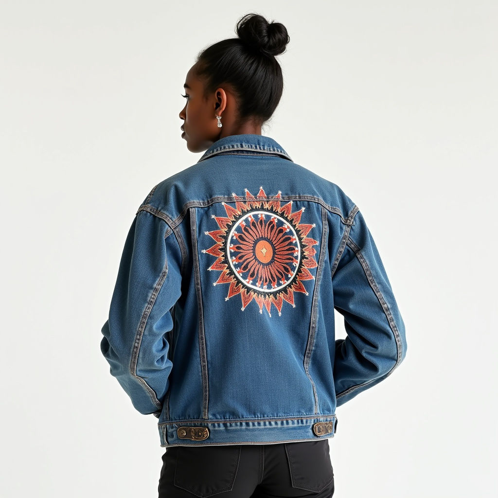 Chaqueta Vaquera Bordada