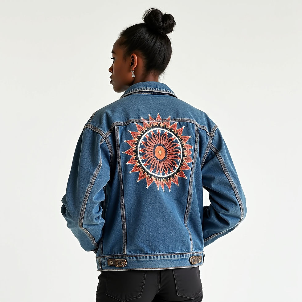 Chaqueta Vaquera Bordada