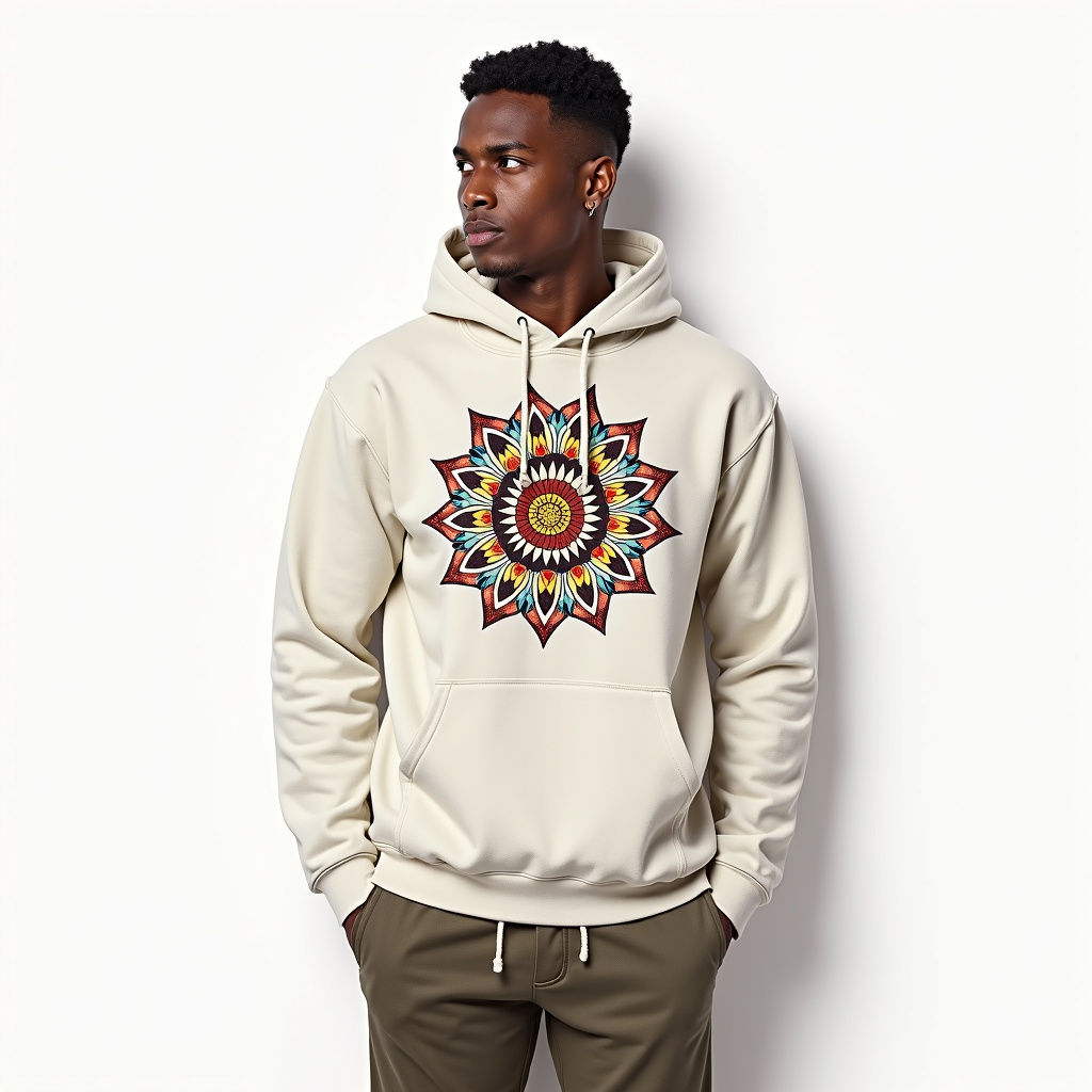 Sudadera Capucha Mandala