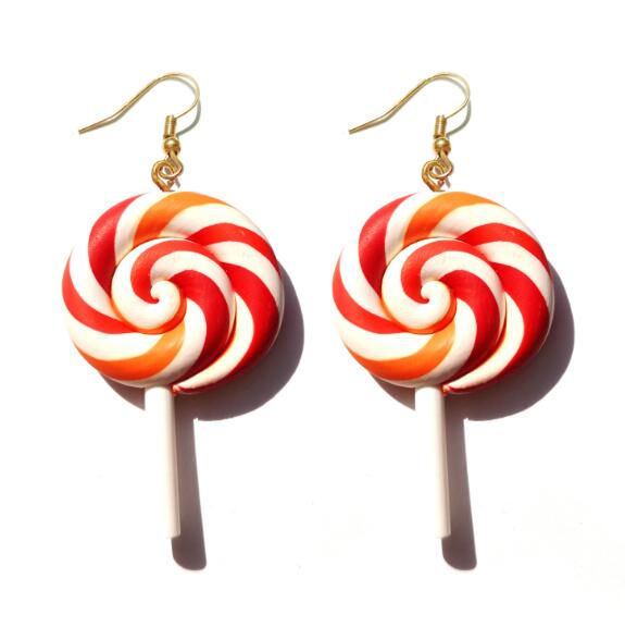 Μικρογραφία: Earring For Women Resin Lollipop Drop Earrings Children Jewellery Custom Made 