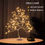 Μικρογραφία: LED Night Light Mini Christmas Tree Copper Wire Garland Lamp For Kids Bedroom