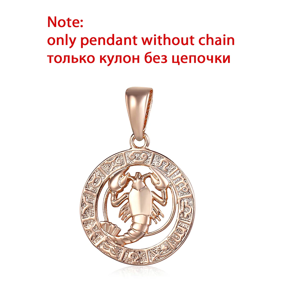 Miniature : Trendsmax 12 Zodiac Sign Constellations Pendants Necklaces For Women Men 585