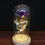 Thumbnail: LED Enchanted Galaxy Rose Eternal 24K Gold Foil Flower with Lights In Dome