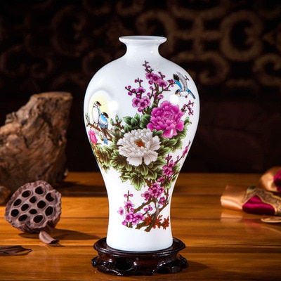 Μικρογραφία: Jingdezhen Ceramic Vases Pottery Decoration Living Room Flower Arrangement 