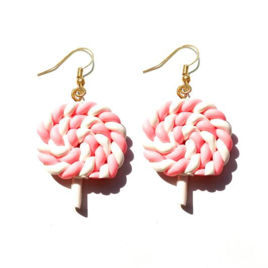 Pikkukuva: Earring For Women Resin Lollipop Drop Earrings Children Jewellery Custom Made 