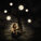 Create a Surreal Artwork of a Tree with Moons in Photoshop  woman reading