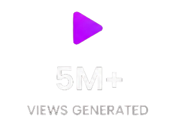 5 million social media views generated by VidLabEdit