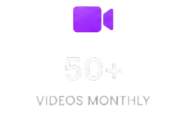 50 plus videos delivered monthly by VidLabEdit