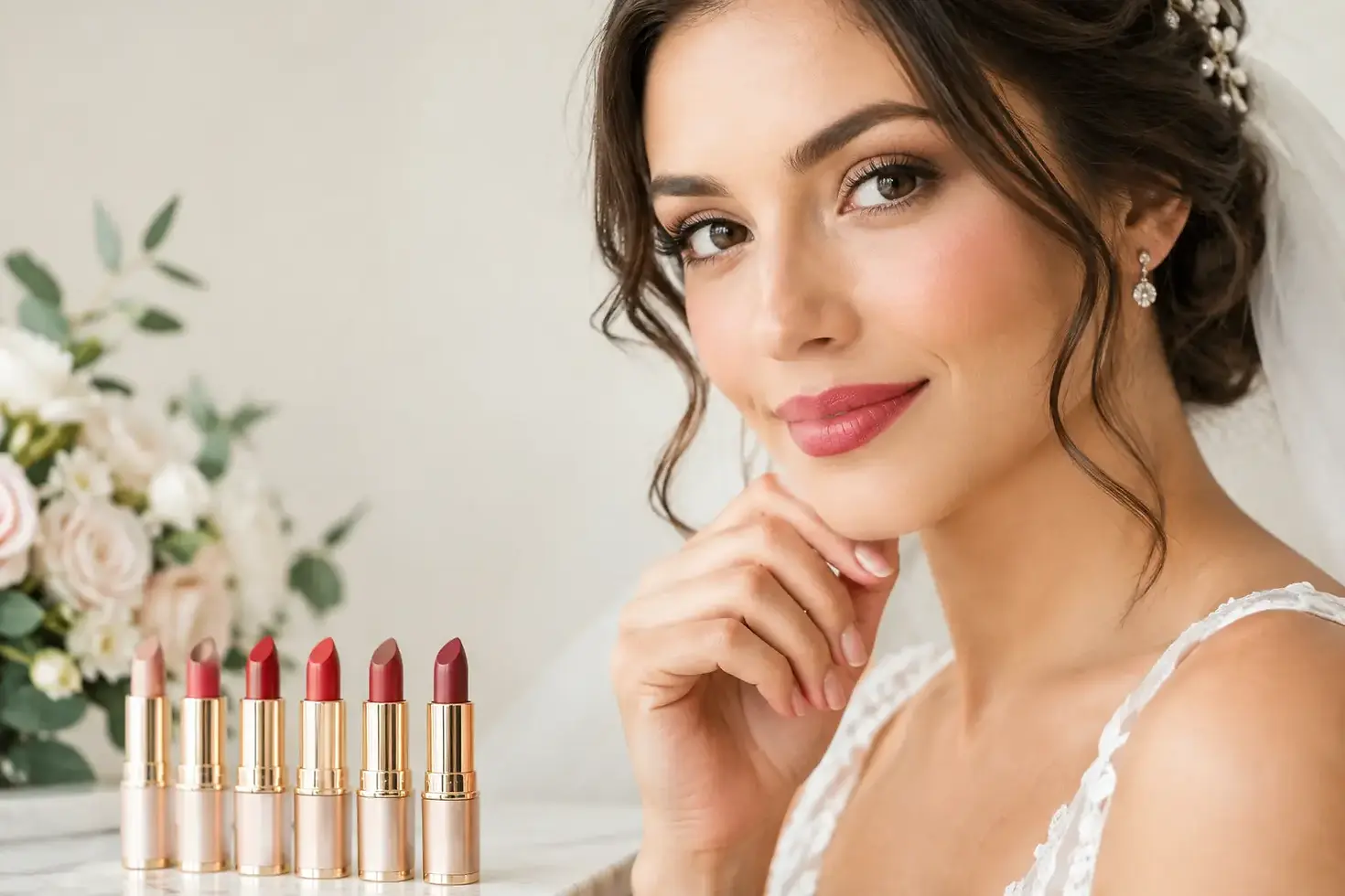 Bridal Lipstick Shades That Last Through Every Kiss