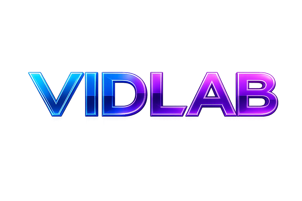 VIDLAB cinematic video editing branding