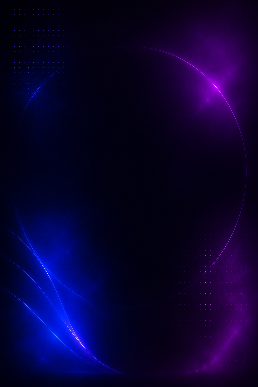 Dark neon cinematic background for video editing website