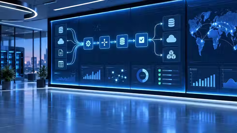AI-assisted data migration and pipeline automation dashboard for clinical research